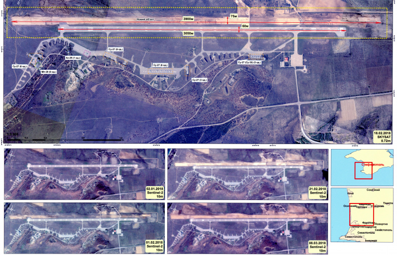 На аэродроме "Бельбек" в Крыму строят вторую взлетно-посадочную полосу, - МинВОТ